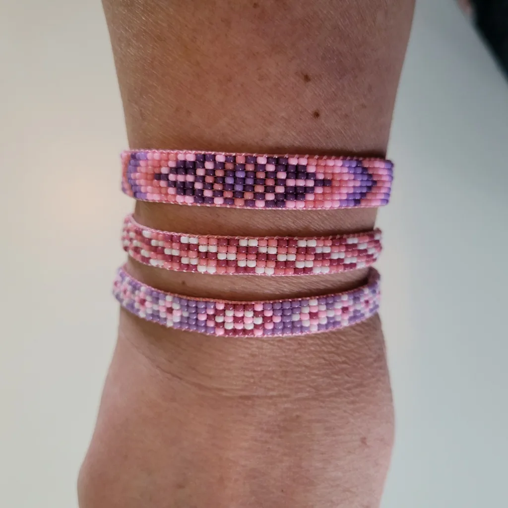 Armbanden van Miyuki-kralen in zelfgekozen kleuren
