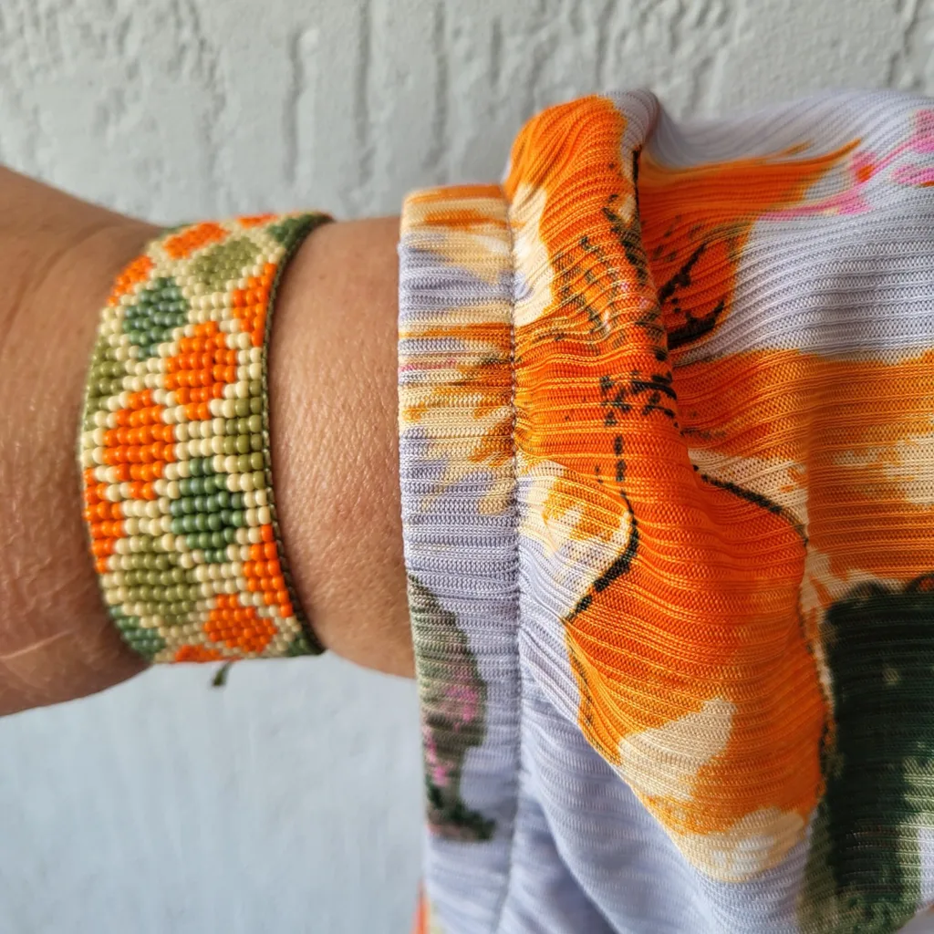 Bijpassende geweven armbanden van Miyuki-kralen