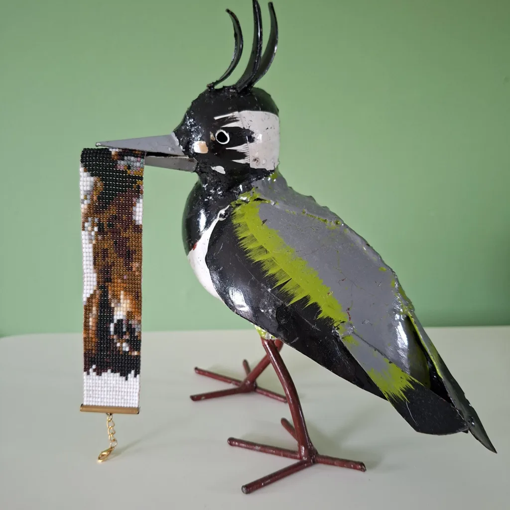 Handgeweven Miyuki-armband met een paardenportret in 15 kleuren